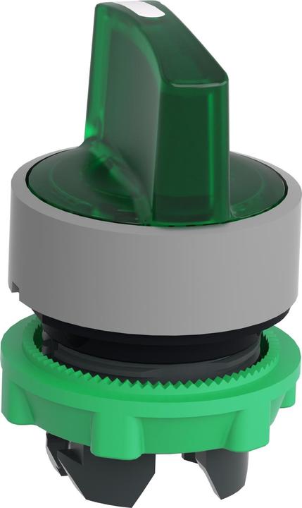 Actual product image Schneider Electric Illuminated selector switch, front, plastic, ZB5AK1733C0