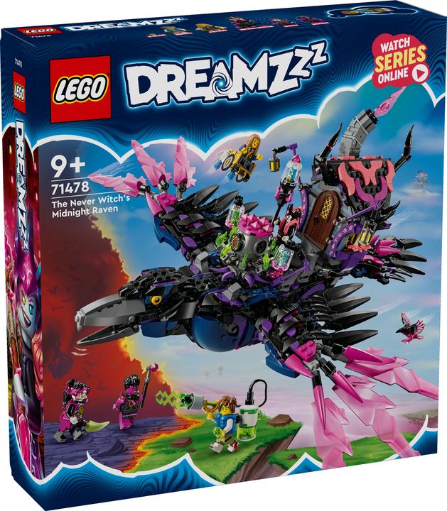 Produktbild LEGO Der Mitternachtsrabe der Nimmerhexe (71478, LEGO Dreamzzz)