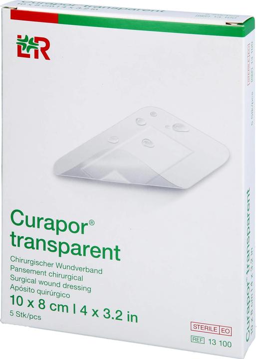 Actual product image Curapor Wound dressing 8x10cm transparent (5 x)