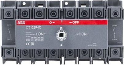 Actual product image ABB OT125F4C Load transfer switch 125A 4-pole 10-70qmm