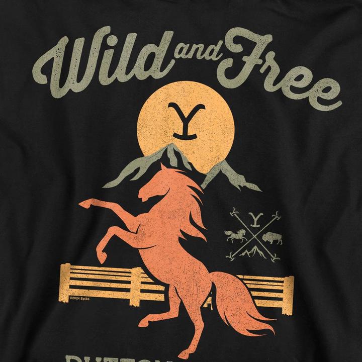 Immagine prodotto Yellowstone Wild & Free Felpa Adulto Unisex (M)