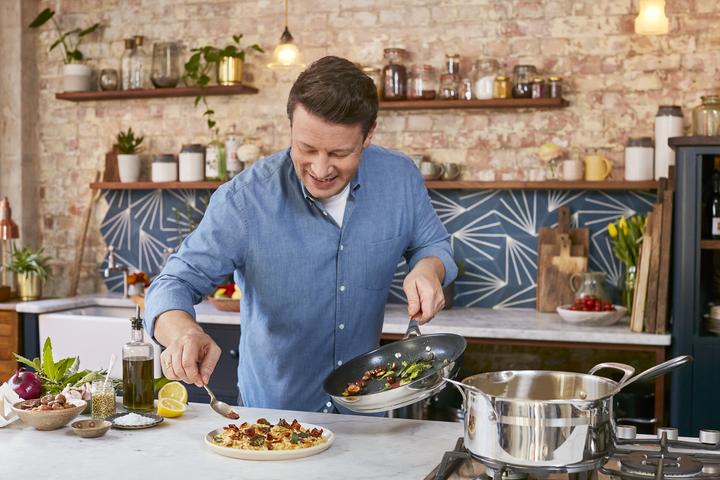 Image du produit Tefal Jamie Oliver Cook Smart Set de poêles (24/28 cm) (28 cm, Poêle à frire, Ensemble de casseroles et de poêles de cuisson, Acier inoxydable)