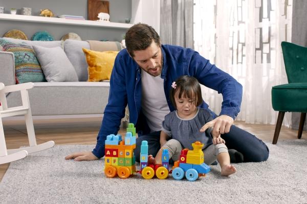 Actual product image Mega Bloks ABC-Lernzug