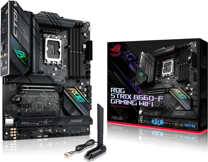 Produktbild ASUS ROG STRIX B660-F GAMING WIFI (LGA 1700, Intel B660, ATX)