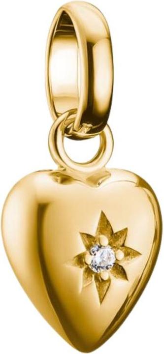 Image du produit Thomas Sabo Charm-Anhänger Herz mit Stern Connect vergoldet (Argent Sterling)