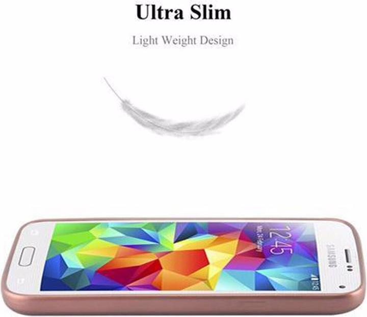 Image du produit Cadorabo Couverture métallique mate TPU (Samsung Galaxy S5 Mini, Samsung Galaxy S5 Mini Duos)