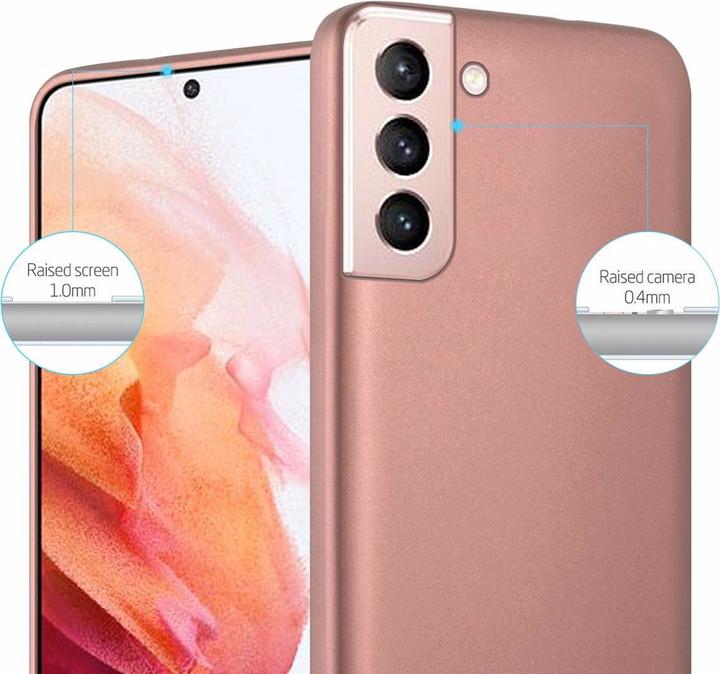 Actual product image Cadorabo TPU Matt Metallic Cover (Samsung Galaxy S21 5G)