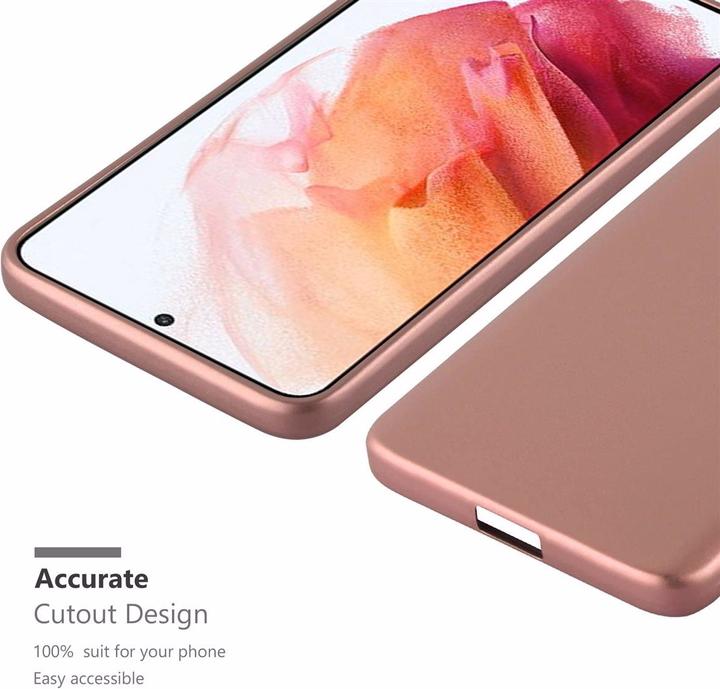 Actual product image Cadorabo TPU Matt Metallic Cover (Samsung Galaxy S21 5G)
