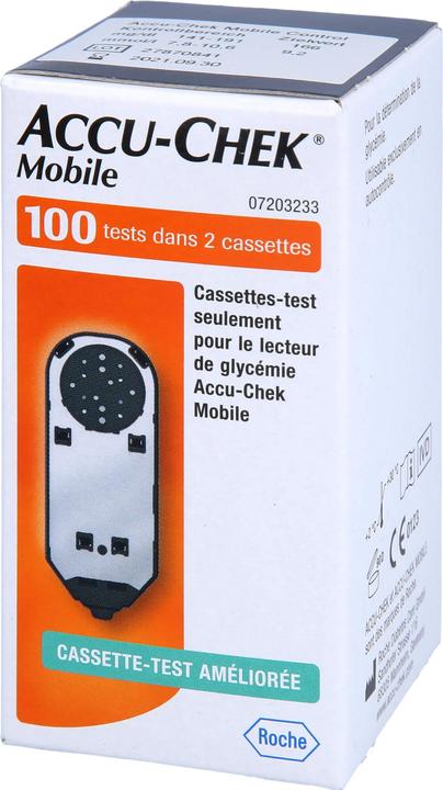 Produktbild Roche ACCU-CHEK Mobile Testkassette Plasma II, 100 St. Teststreifen (Teststreifen)