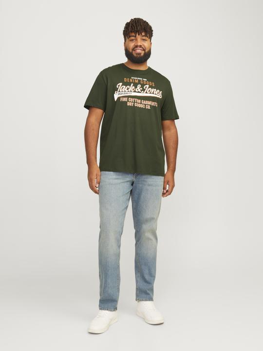 Produktbild Jack & Jones Jjelogo Tee Ss O-Neck 2 Col Aw24 S Pls (7XL)