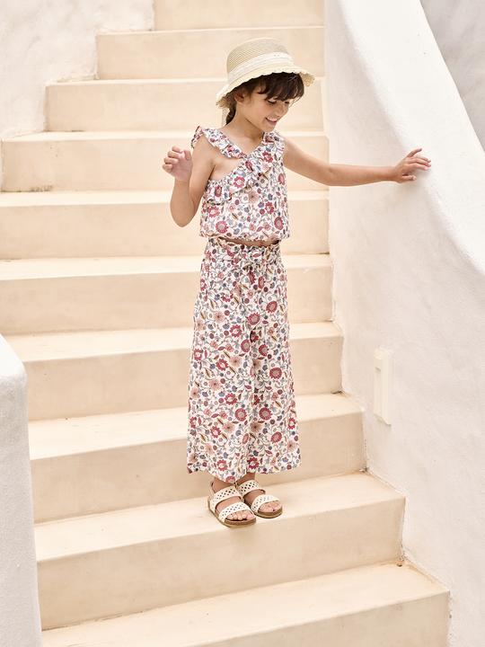 Immagine prodotto Vertbaudet Asymmetrische Mädchen Volantbluse mit Blumenprint (86)