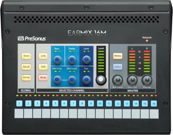 PreSonus EarMix 16 channels 20 - (Studio- and Livemixer)
