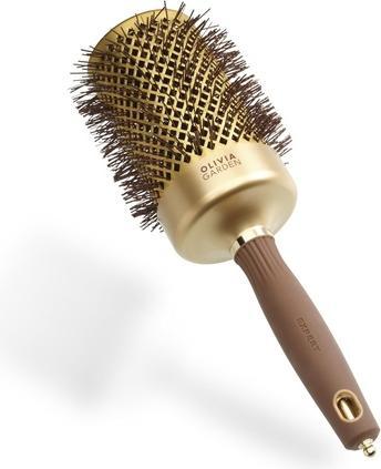 Actual product image Olivia Garden OLIVIA GARDEN Expert Blowout Shine szczotka do modelowania i suszenia włosów Złoto Brązowa 65mm