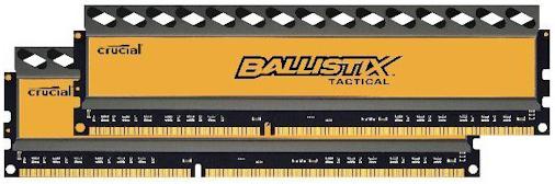Crucial Ballistix Tactical (2 x 4GB, 1600 MHz, DDR3-RAM, DIMM)
