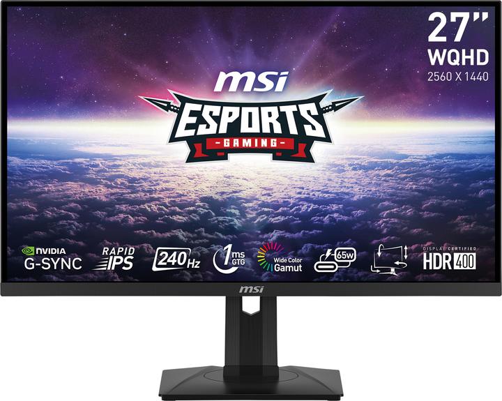 Image du produit MSI G274QPXDE (2560 x 1440 pixels, 27")