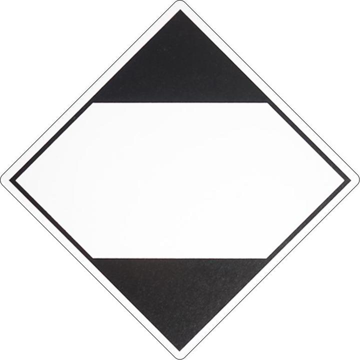 Actual product image No Name Dangerous goods labels, Square