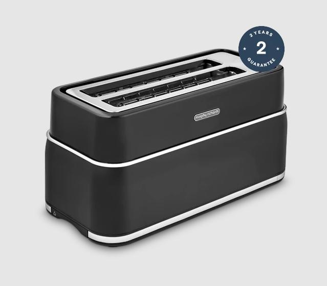 Actual product image Morphy Richards 245744, 4 slice(s), Black, Buttons, Level, 1750 W