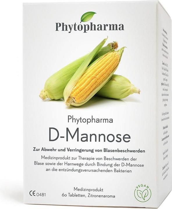 Phytopharma DMannose pur 1000mg (60 Stück, 401.38 ml, 121 g)