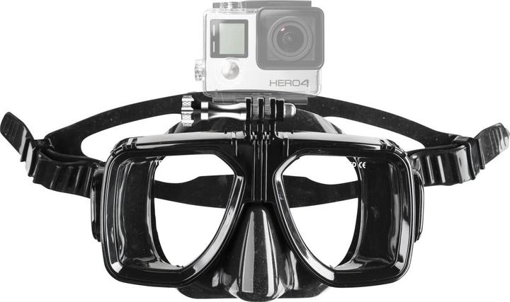 Actual product image mantona Diving goggles with attachment for GoPro (Hero 4, Hero 2, hero 5, Hero 6, Hero 3, Hero 3+)