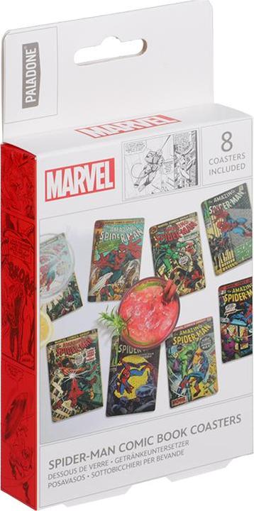 Produktbild Paladone Products Marvel - Spider-Man - Ensemble de 8 sous-verres couverture de comics (8 x, Glasuntersetzer)