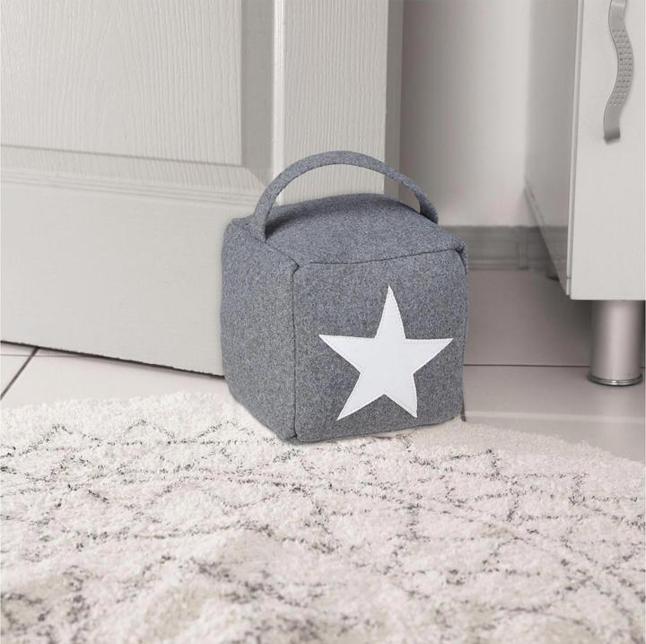 Immagine prodotto Relaxdays Fermaportea a stella con manico (1 Pezzo/i, 15 x 15 x 20 cm)