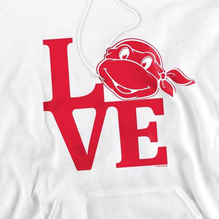Immagine prodotto Teenage Mutant NT Love Felpa con Cappuccio San Valentino Uomo (XXL)