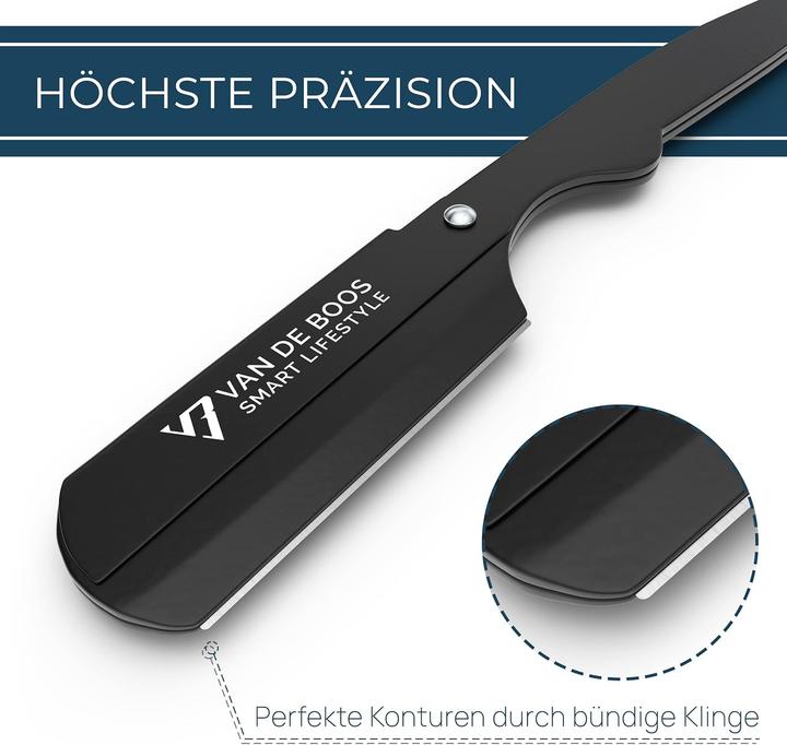 Produktbild Van de Boos Rasiermesser-Set mit 100 Wechselklingen