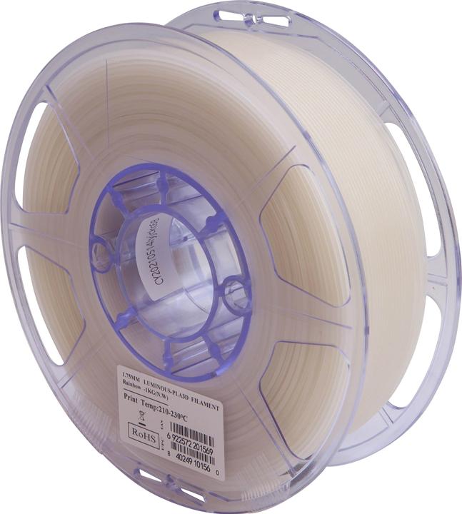 Image du produit eSUN Filament PLA Luminous Rainbow 1.75mm 1Kg (PLA, 1.75 mm, 1000 g, Multicolore)