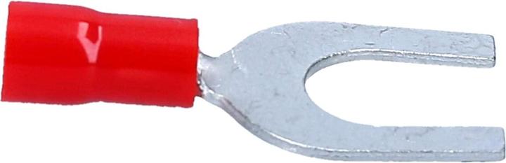Actual product image Kalitec 100 pieces Cembre RF-U8 fork cable lugs insulated U8 red I Industrial quality