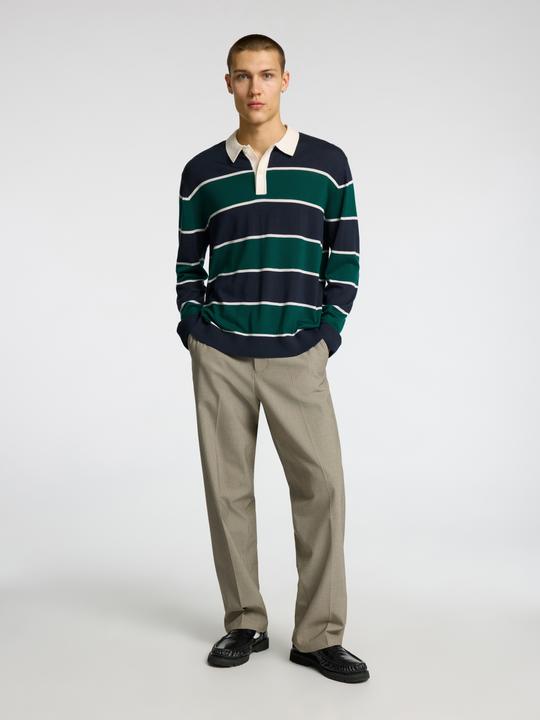 Image du produit Selected Homme 100% Merinowoll Langarm-Poloshirt (XL)