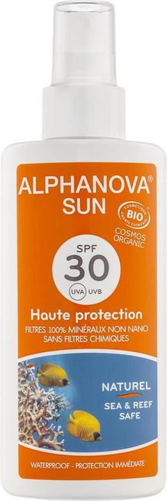 Actual product image Alphanova SUN Spray Bio SPF30 without nanoparticles liq (Sun spray, SPF 30, 125 g)