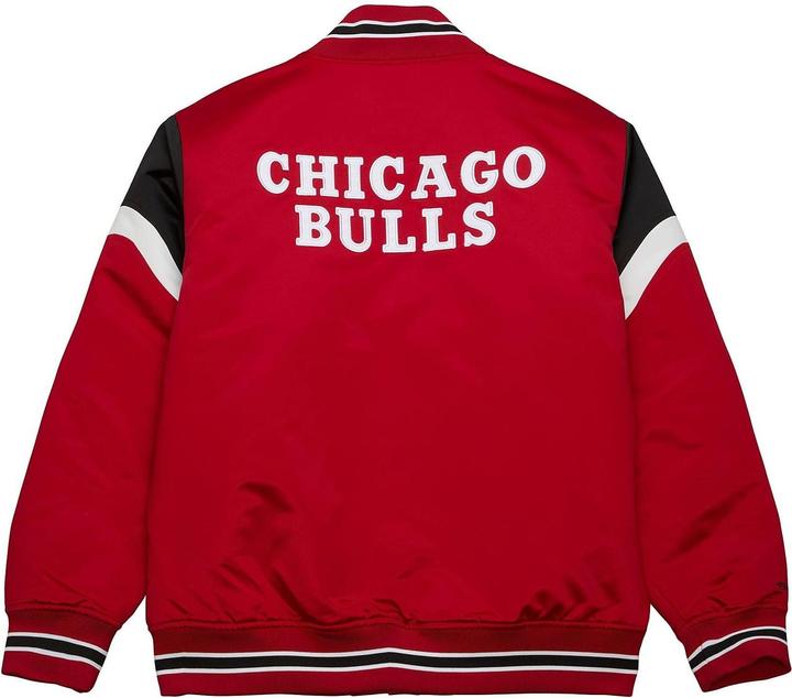 Actual product image Mitchell & Ness M&N Heavyweight Satin Jacket NBA Chicago Bulls - M (M)