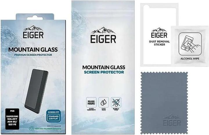 Produktbild Eiger Mountain Glass Clear (1 Stück, Samsung Galaxy A54 5G, Samsung Galaxy S23 FE)