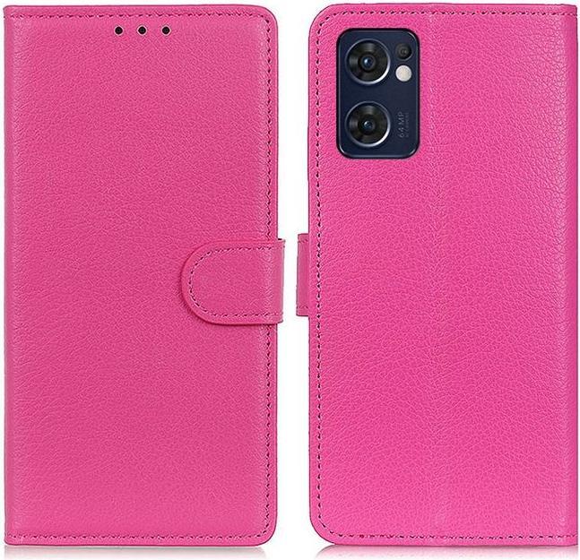 Actual product image MU Classic Litchi Leather Bookcover Series (OPPO Reno7 Z 5G)