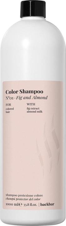 Produktbild Farmavita BACK BAR color shampoo nº01-fig&almond 1000 ml (1000 ml, Flüssiges Shampoo)