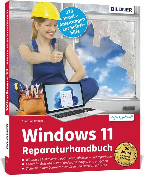 Produktbild Windows 11 Reparaturhandbuch (Deutsch, Christian Immler, 2023)