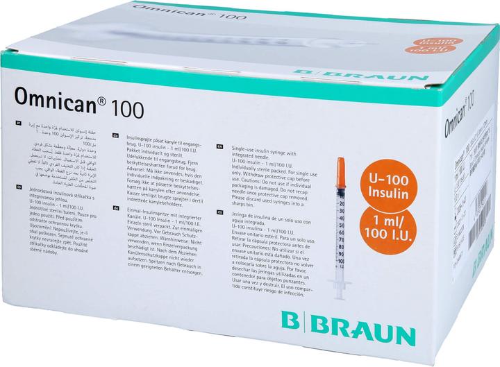 Image du produit B.Braun Insuline 100 (Seringue d'insuline)