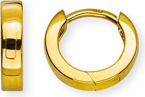 Natsumi Schmuck Klappcreolen Gelbgold 18K/750 Ø 12.5mm (750/18 K Gelbgold)