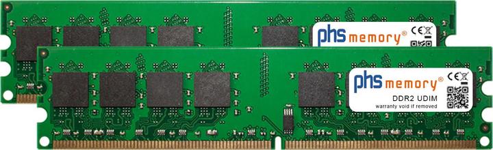 Produktbild PHS-memory 4GB (2x2GB) Kit RAM Speicher für MSI K9N4 SLI-F DDR2 UDIMM 800MHz PC2-6400U (MSI SLI-F K9N4, 2 x 2GB)