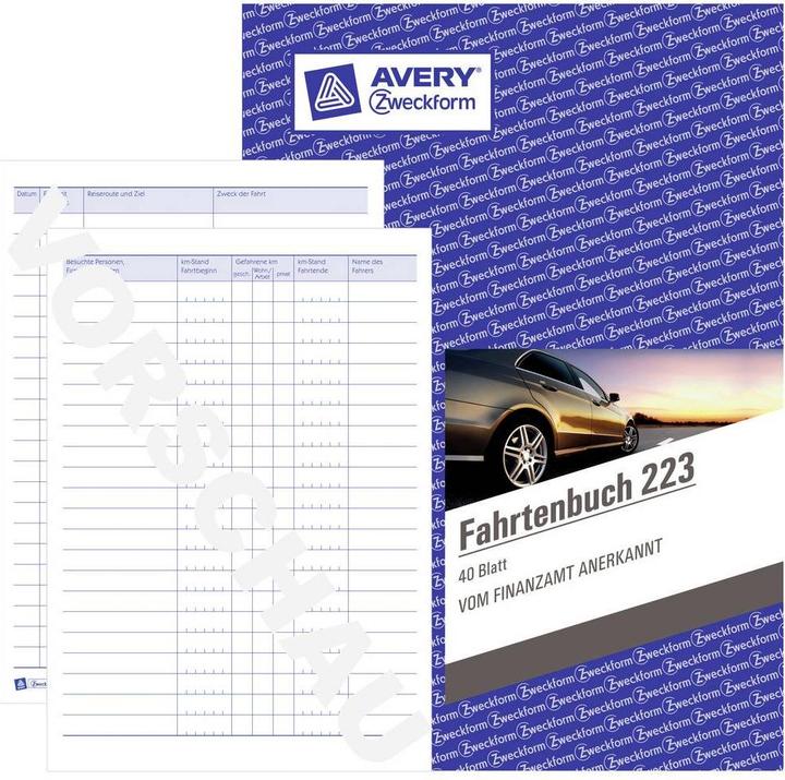 Actual product image Avery carnet de route, A5 (40 x)