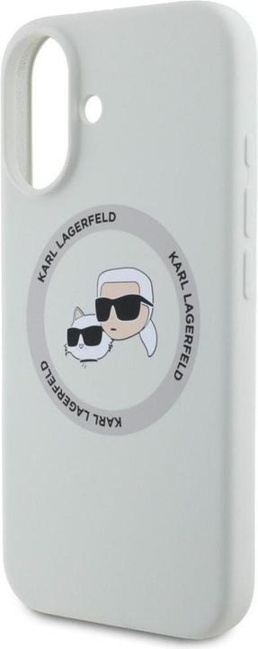 Produktbild Karl Lagerfeld iPhone 16 Liquid Silicone K&CH Heads MagSafe Case (Apple iPhone 16)