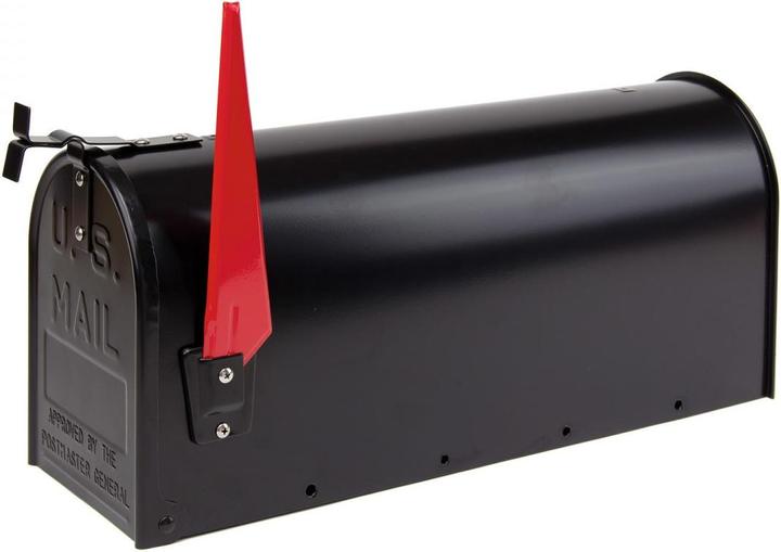 Image du produit Dema Alu American Mailbox Postkasten US Briefkasten mech. Postmelder Retro Schwarz