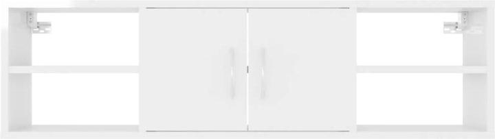 Produktbild VidaXL Wandregal Schwarze Eiche 140x41x75 cm Holzwerkstoff (102 x 30 x 29 cm)