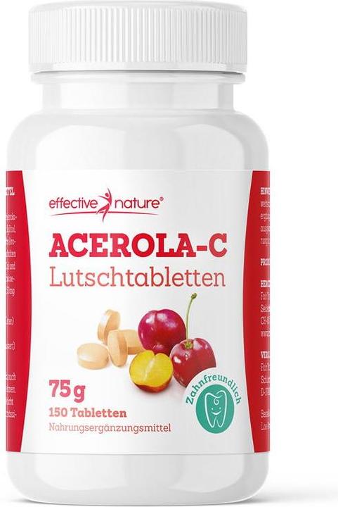 Effective Nature Acerola mit Vitamin C (150 Stück)