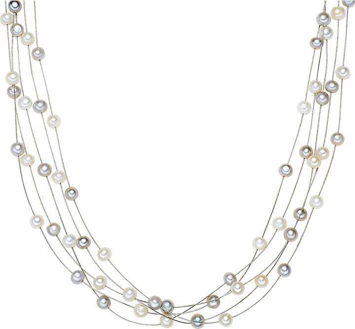 Image du produit Valero Pearls Femme argent sterling perle d'eau douce de culture argent 43,0 cm - 2888 (Argent Sterling, 43 cm)