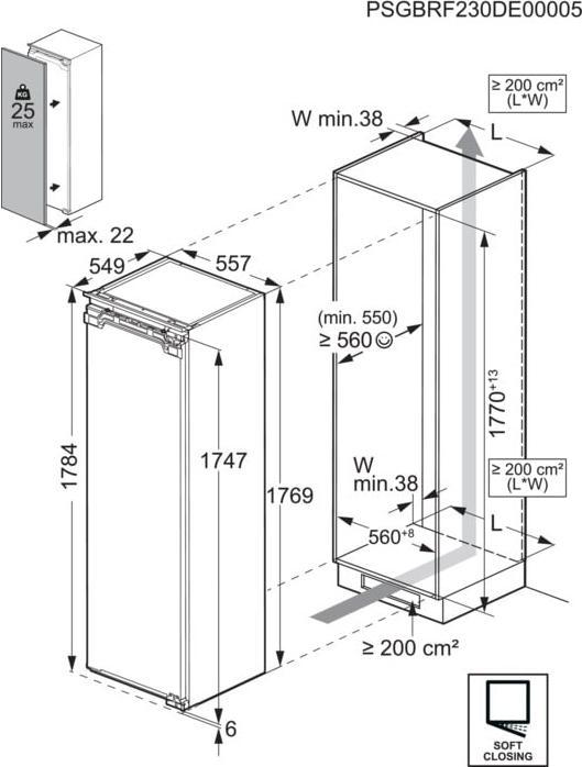 Actual product image AEG TB7NA181DC 922784302 (Installation, 212 l)