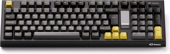 Produktbild Akko 5098B PlusBlack and Gold Gaming Tastatur mit Diplay - V3 Piano Pro (DE, Kabellos, Kabelgebunden)