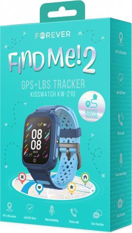 Productafbeelding Forever Smartwatch GPS Kids Find Me 2 KW-210 (33 mm, 2G)