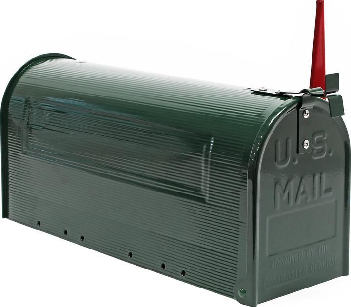 Produktbild Wiltec US Mailbox 180x220x480mm Briefkasten amerikanisch Fahne Stahl