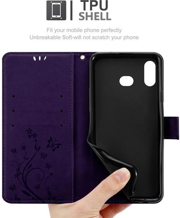 Image du produit Cadorabo Couverture du livre de fleurs (Samsung Galaxy A6s)